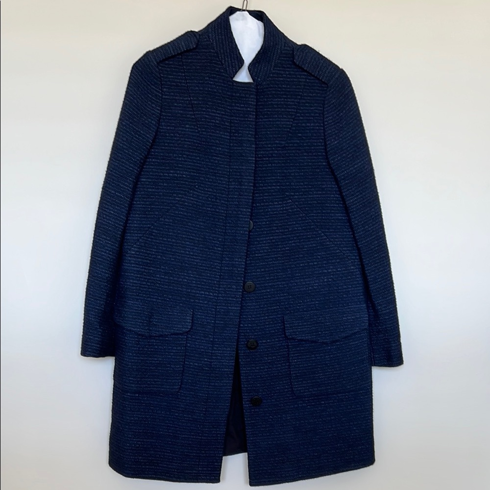 Chic Navy Blue Coat